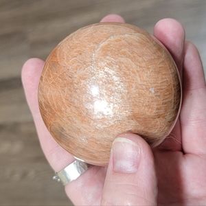 Peach Moonstone Sphere